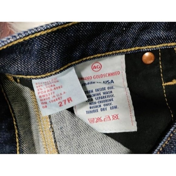 AG Adriano Goldschmied Mid Rise 90s Flare Leg Jeans Dark Denim Blue Y2K Size 27 - Picture 8 of 13